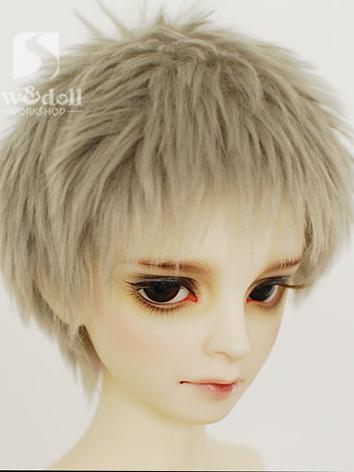 BJD Wool Wig Gray Short Wig for SD/MSD/YSD Ball Jointed Doll