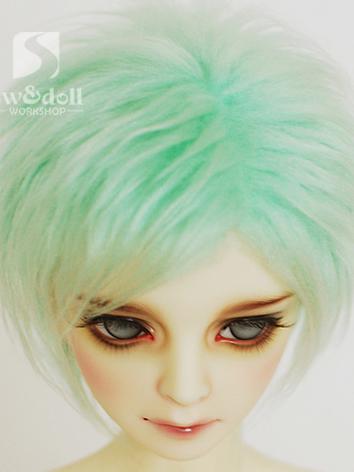 BJD Wool Wig Green Short Wig for SD/MSD/YSD Ball Jointed Doll