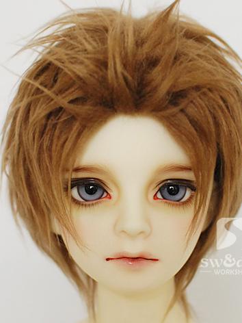 BJD Wool Wig Brown Short Wig for SD/MSD/YSD Ball Jointed Doll