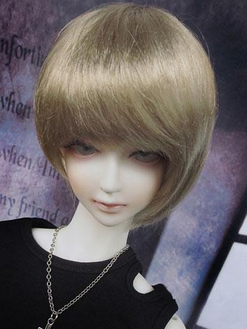 BJD Wig Khaki Short Wig for MSD/YSD Size Ball-jointed Doll