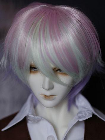 BJD Wig Mix Color Short Wig for SD/MSD Size Ball-jointed Doll
