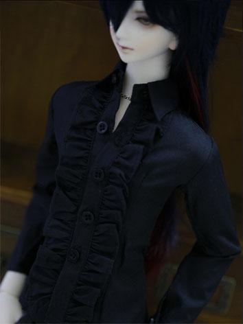 BJD Clothes Black Shirt for MSD/SD/70cm Ball-jointed Doll
