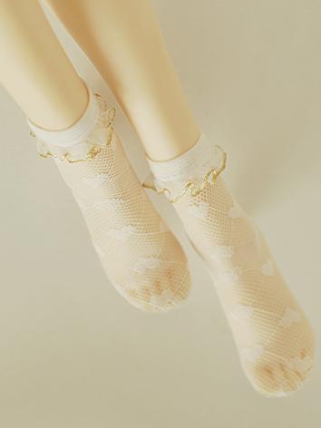 Bjd Socks Girl Lace Short Socks for SD/MSD Ball-jointed Doll