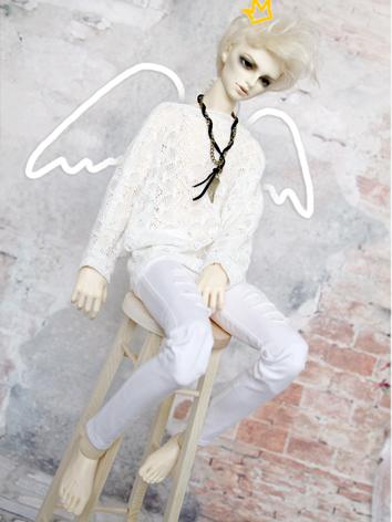BJD Clothes Male White Suit for SD17 Ball-jointed Doll