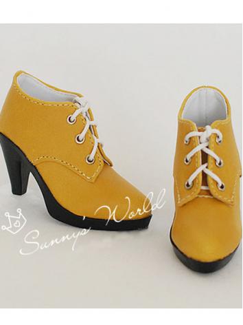 Bjd Shoes Female White/Yellow/Black Shoes 【SUN78】for SD/MSD Size Ball-jointed Doll