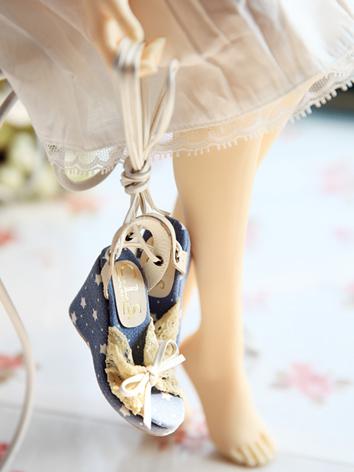 Bjd Girl/Female Jeans Sandals Wedge Heels Shoes for SD16/SD13/SD10 Ball-jointed Doll