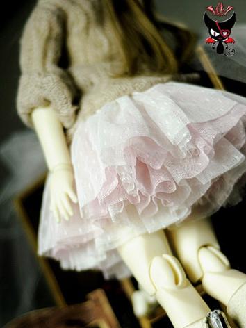 BJD Clothes Girl Pink Skirt for YSD/MSD/SD Size Ball-jointed Doll