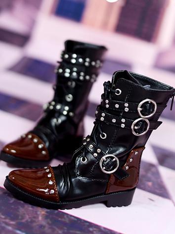 Bjd Shoes Boy Handsome Rivets Shoes for SD/70cm Size Ball-jointed Doll