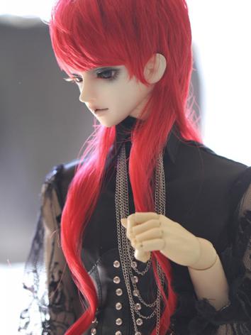 BJD Male/Female Red Hair Wig for SD Size Ball-jointed Doll