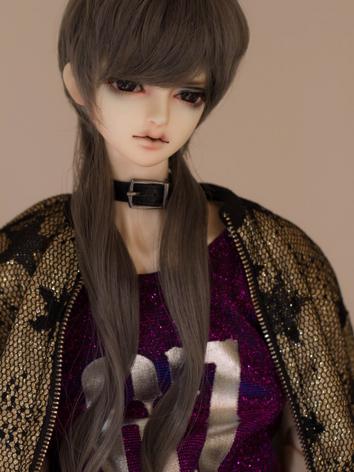 BJD Male/Female Gray Hair Wig for SD Size Ball-jointed Doll