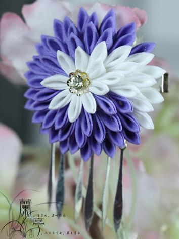 BJD Purple Hairpin Hairpiece[Tuanzi]for SD/70cm Ball-jointed doll