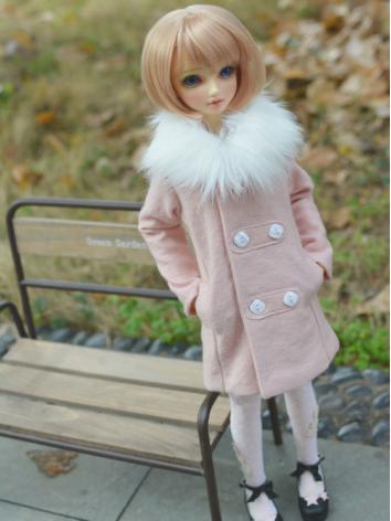 BJD Clothes Female Pink Coat A157 for SD Size Ball-jointed Doll