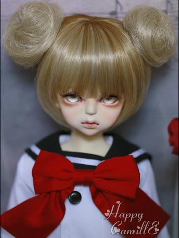 BJD Wig Female Changeable Wig for MSD Size Ball-jointed Doll