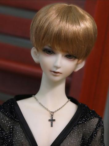 BJD Wig Male Light Brown SHort Wig for SD Size Ball-jointed Doll