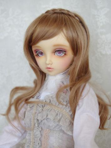 BJD Wig 1/3 hair Light Brown Wig for SD Size Ball-jointed Doll