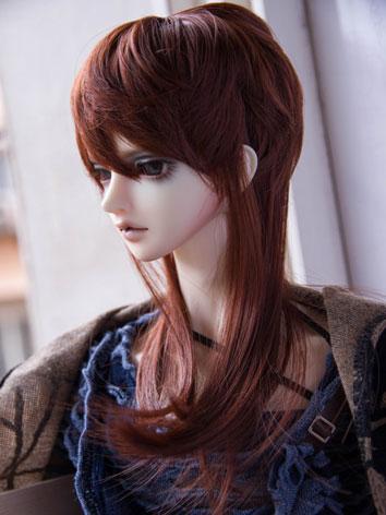 BJD Male/Female Brown Hair Wig for SD Size Ball-jointed Doll