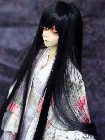 BJD Male/Female Silver/White/Gray/Black Long Straight Hair for SD/70cm Size Ball-jointed Doll