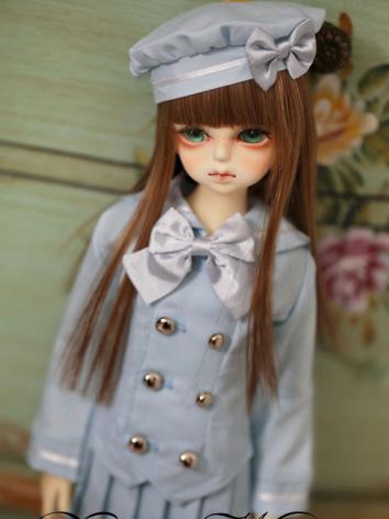 BJD Clothes Female Blue Sailor Suit for MSD Ball-jointed Doll