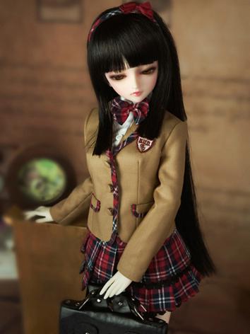 【Limited Edition】BJD 1/3 black long straight hair wig WG31006 for SD Size Ball-jointed Doll
