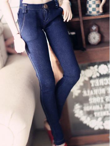 BJD Clothes Blue Jeans Trousers for SD/MSD Ball-jointed Doll