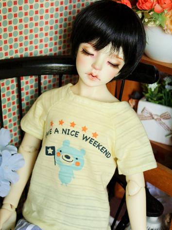 Bjd Clothes Boy/Girl Daily Yellow T-shirt for MSD/SD Ball-jointed Doll