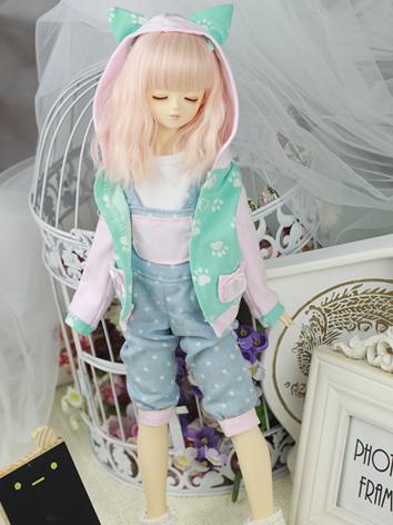 BJD Clothes 1/4 Girl Leisure Suit for MSD Ball-jointed Doll