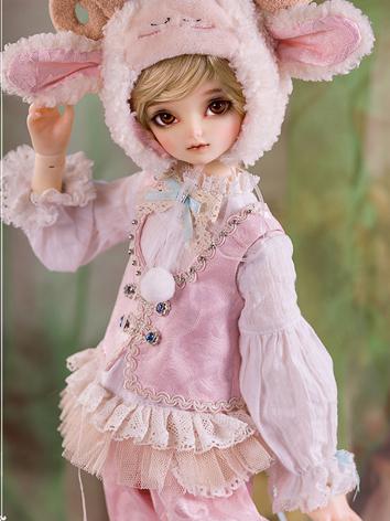 【Limited Edition】Bjd Clothes 1/4 Meng retro suit/Cute sheep suit CL4150718 for MSD Ball-jointed Doll