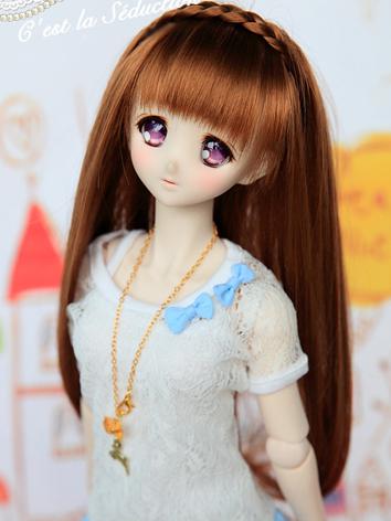 BJD Girl Brown Wig CW-KS01 for SD Size Ball-jointed Doll