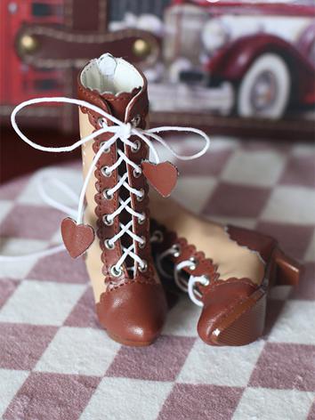 Bjd Shoes Girl Cute Boots for SD/MSD Size Ball-jointed Doll