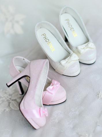 Bjd White/Pink High-heels Shoes for SD16 Ball-jointed Doll