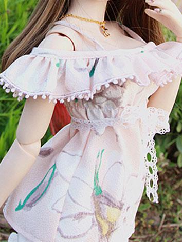 BJD Clothes Flower Printed Shirt Sun-top for SD/DD/MSD Size Ball-jointed Doll