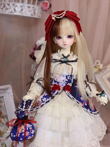 BJD Clothes Female Romantic Dress Suit for MSD/DSD Ball-jointed Doll