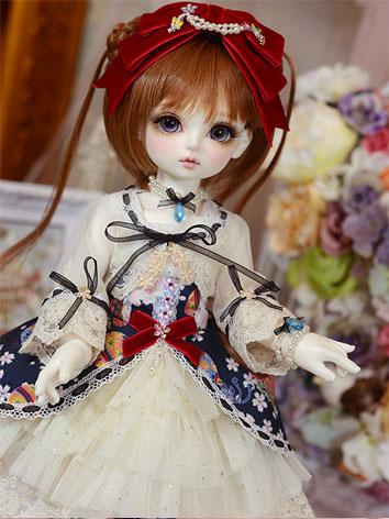 BJD Clothes Female Romantic Dress Suit for MSD/DSD Ball-jointed Doll