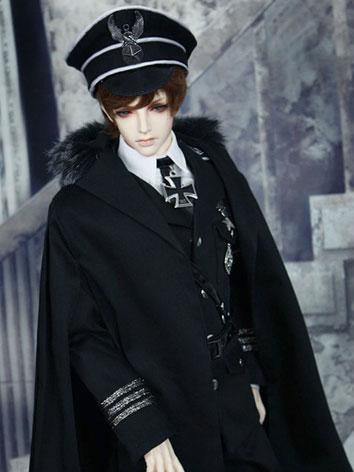 Bjd Clothes Black Navy Suit for SD17/70CM Ball-jointed Doll