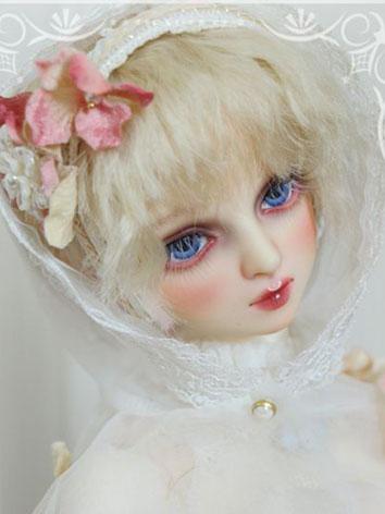 BJD Gold/Purple Curly Wig 33 for SD/MSD/YSD Size Ball-jointed Doll