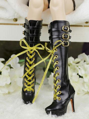 Bjd Black High-heels Shoes for SD16 Ball-jointed Doll