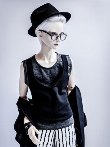 BJD Clothes Gray&Black Vest A175 for MSD/SD/70cm Size Ball-jointed Doll