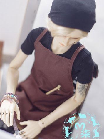 BJD Clothes Boy/Girl Brown/Black Apron for MSD Ball-jointed Doll