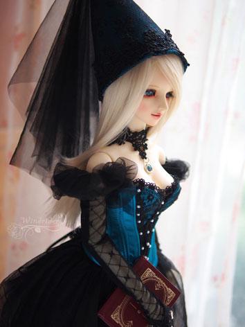 BJD Clothes Girl Retro Dress for SD Ball-jointed Doll