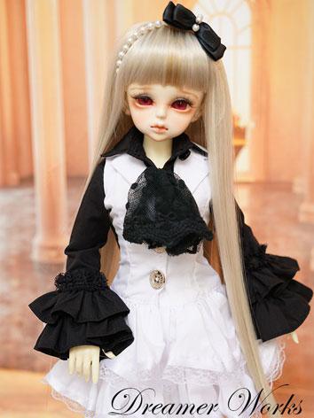 BJD Clothes Female White Dress Suit for MSD/SD/SD16 Ball-jointed Doll