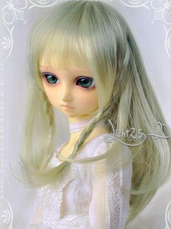 BJD Wig Sweet Girl Green Hair for SD/MSD/YSD Size Ball-jointed Doll