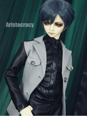 Bjd Clothes Gray Coat for SD10/SD13/SD17/70CM Ball-jointed Doll