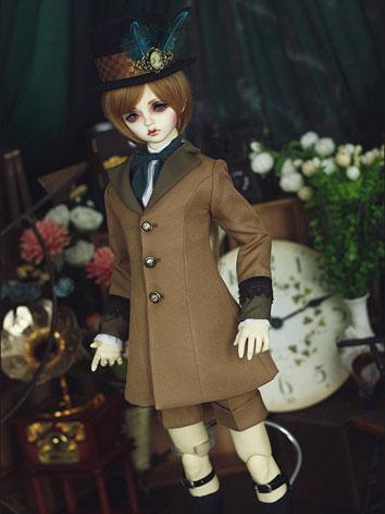 Bjd Clothes 【Amber】 Khaki Suit for SD10/SD13/SD17/70CM Ball-jointed Doll