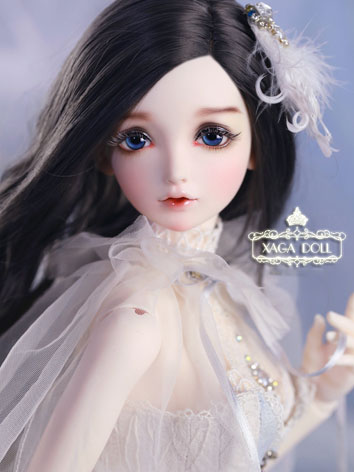BJD Aurora Girl 65cm Ball-Jointed Doll_Silvery Obsidian_XAGA DOLL_DOLL