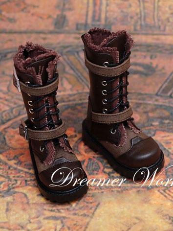 Bjd Male Brown Boots for 70cm/SD/MSD Ball-jointed Doll