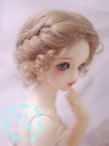 BJD Wig Female Gold Hair 1/3 1/4 1/6 Wig for MSD/YSD Size Ball-jointed Doll
