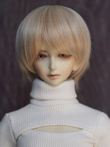 BJD Wig 1/3 Male Gold Short Hair Wig for SD Size Ball-jointed Doll