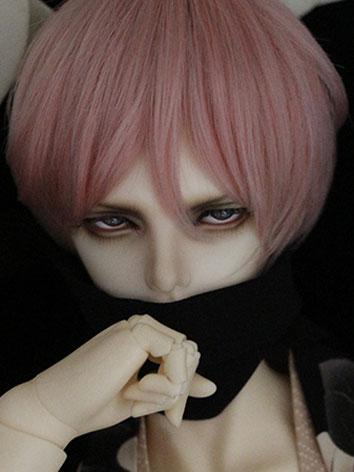 BJD Wig Male/Boy Pink Short Hair for SD Size Ball-jointed Doll