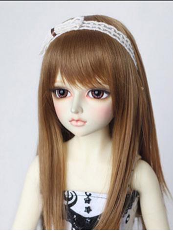 BJD Girl Straight Hair 1/3 Wig for SD Size Ball-jointed Doll