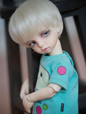 BJD 1/6 Wig Light Gold Short Hair for YSD Size Ball-jointed Doll
